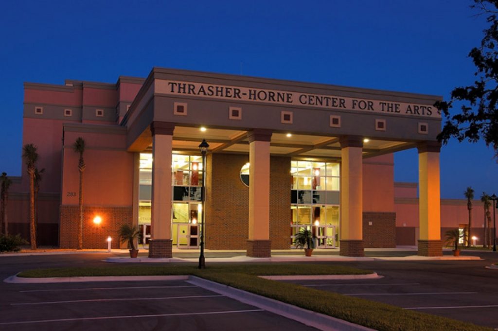 exterior of thrasher-horne center