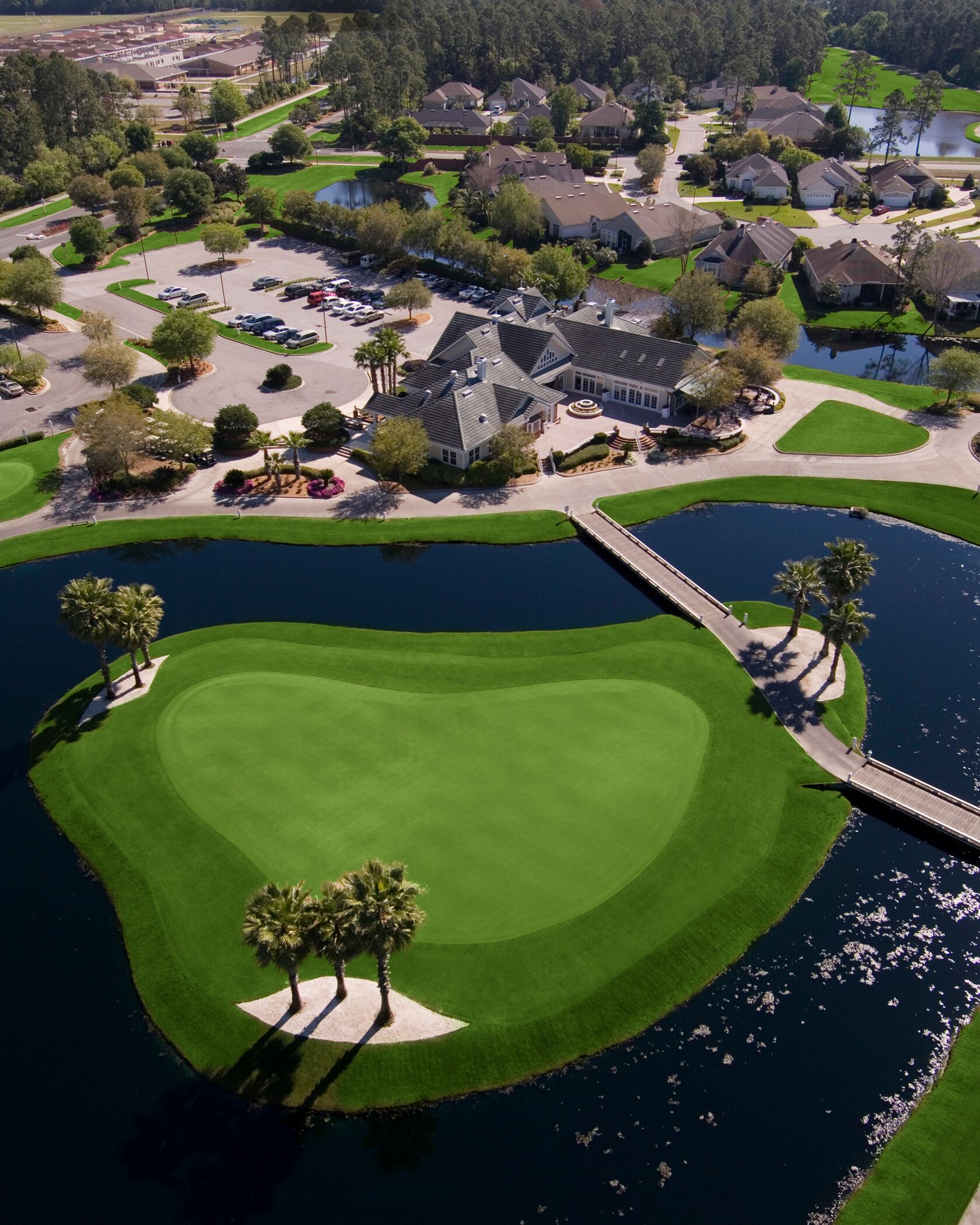 Aerial of Eagle Harbor Golf Club Course