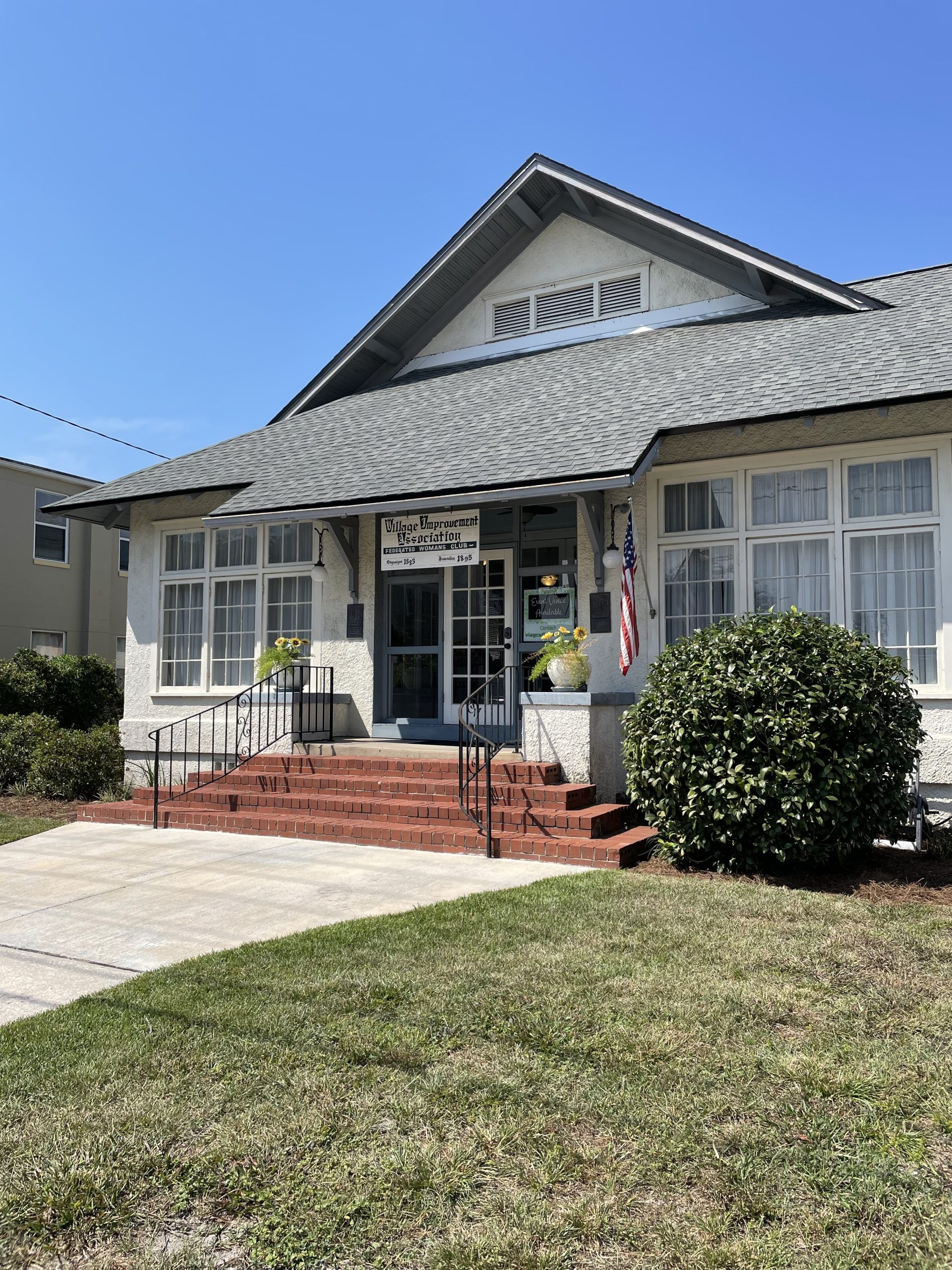 Front of the Village Improvement Association in Green Cove Springs