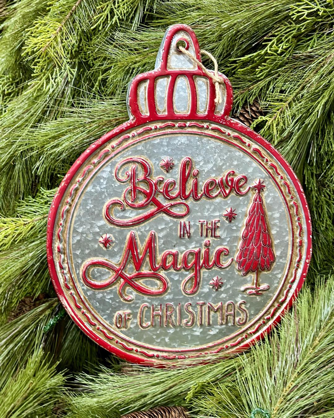 Christmas is magic ornament Believe in the magic ornament