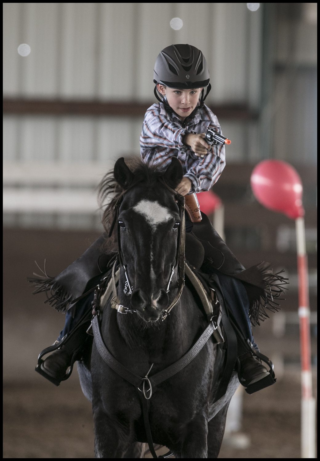 Cowboy Mounted Shooting Event