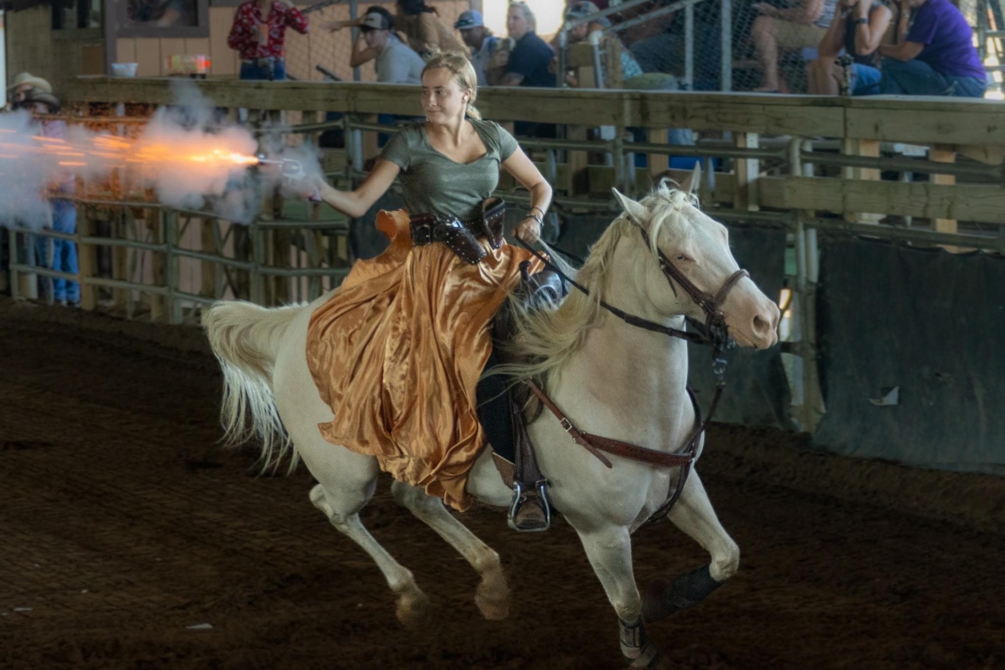 Cowboy Mounted Shooting Event