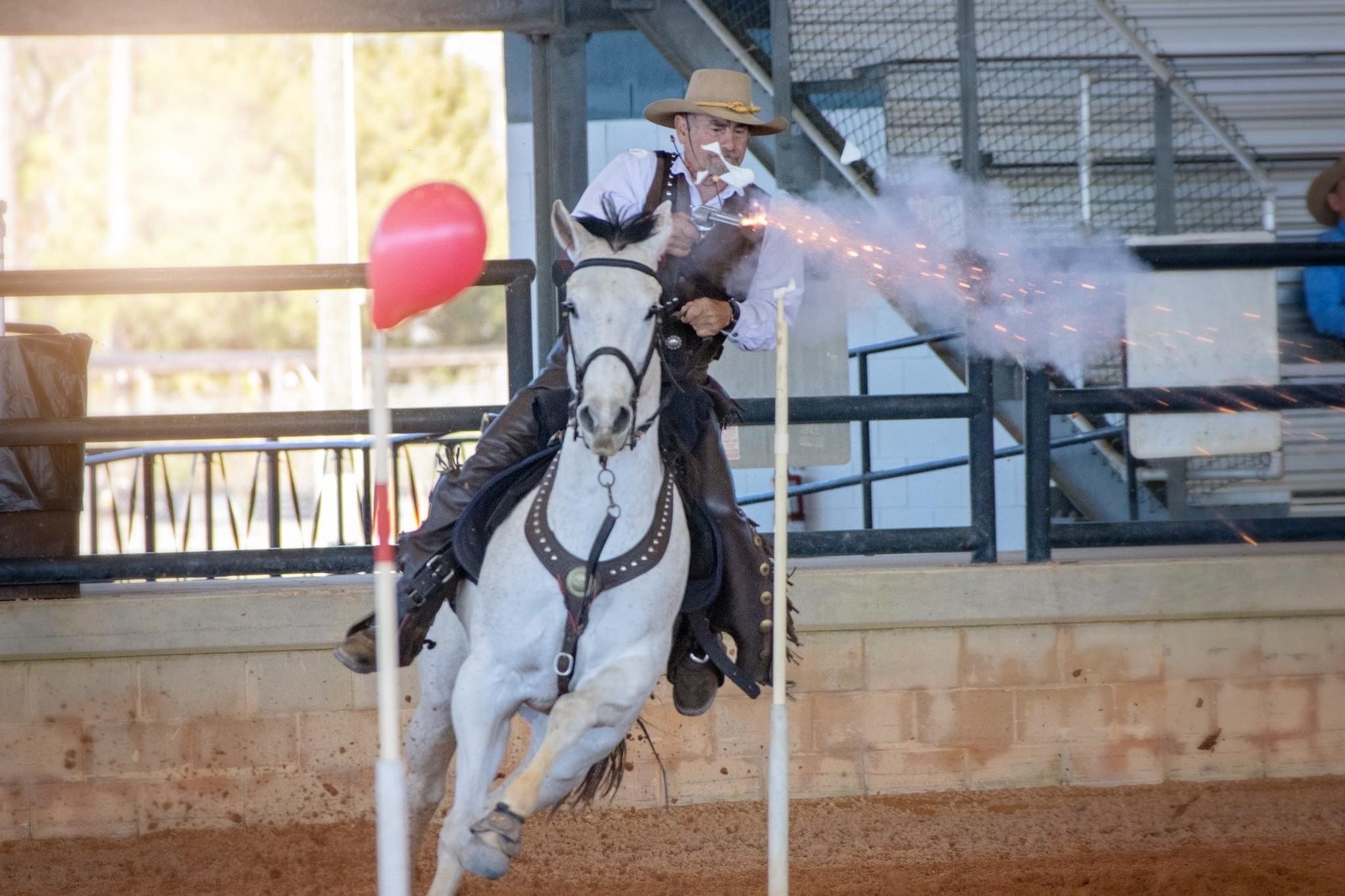 Cowboy Mounted Shooting Event