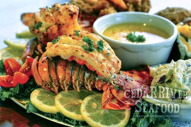 Lobster at Cedar River in Keystone Heights