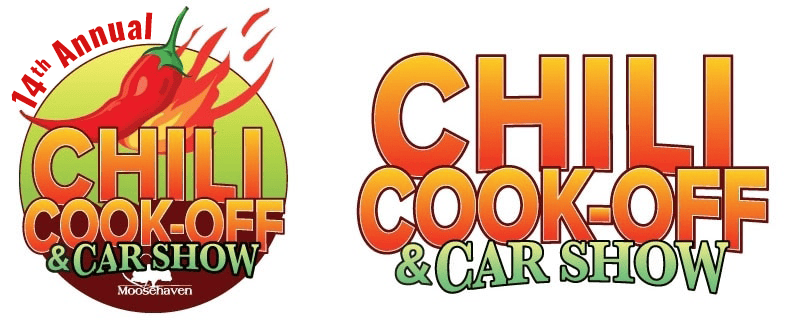graphic of chili cook off logo with event info