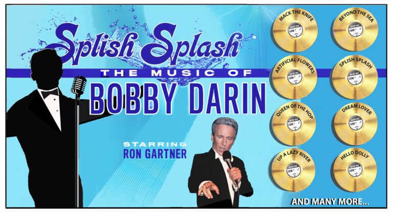 Photo of Bobby Darwin with information about Splish Splash concert event