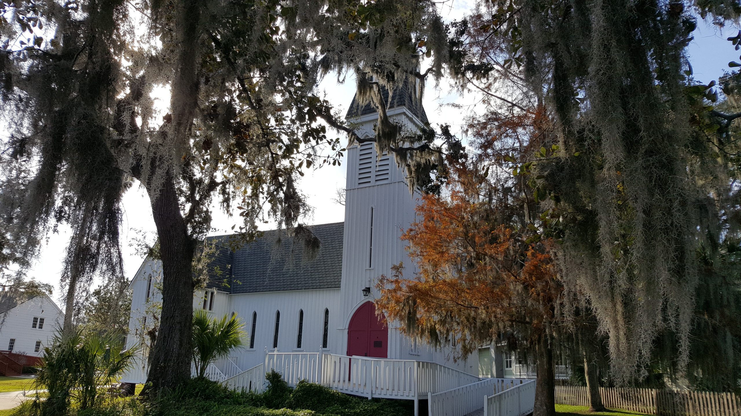 St Marys Church with trees surrounding