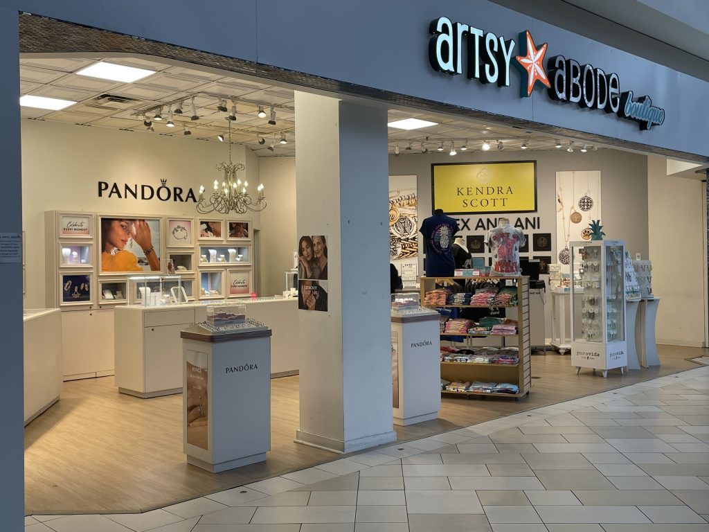 image of a store front with jewelry counters