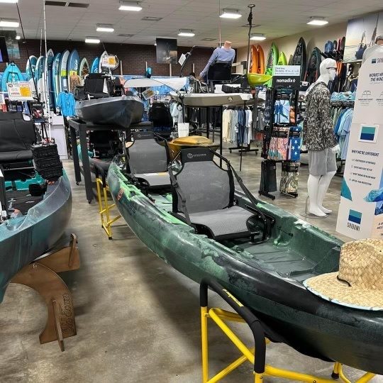 kayaks for sale in retail store