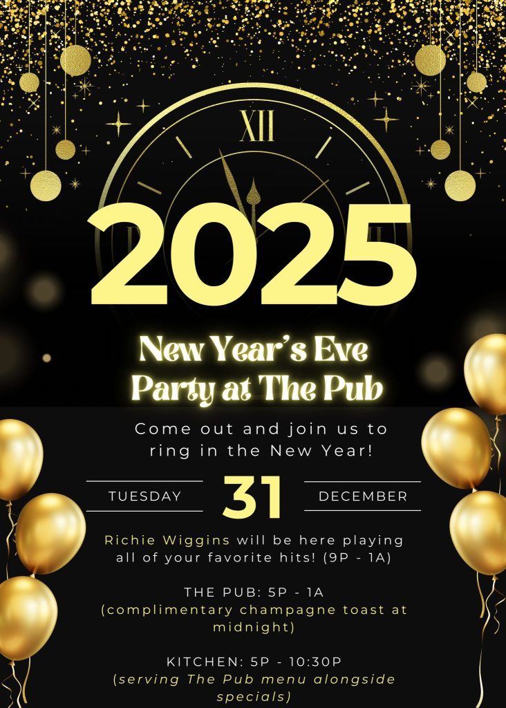 New Years Eve Party at the Pub