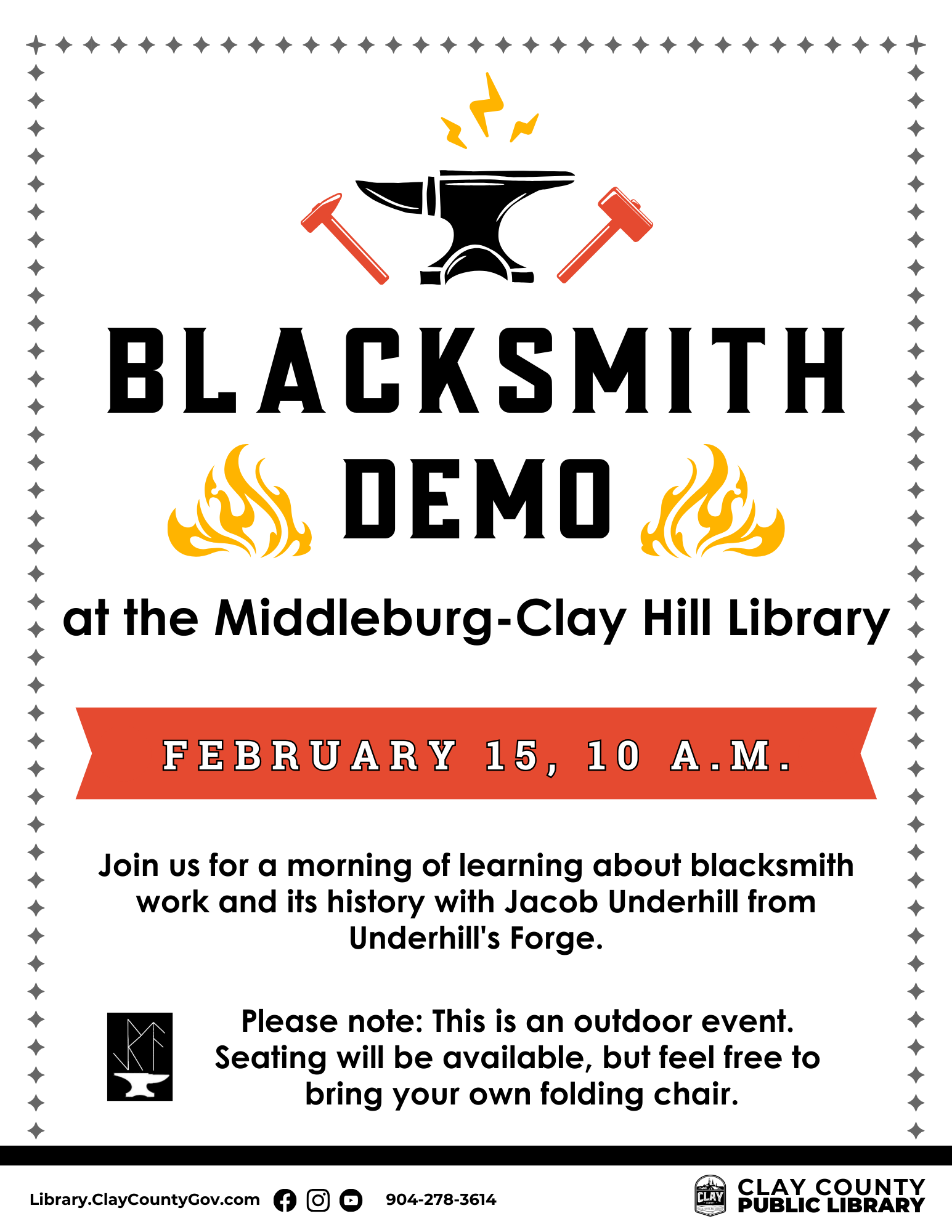 Event flyer.