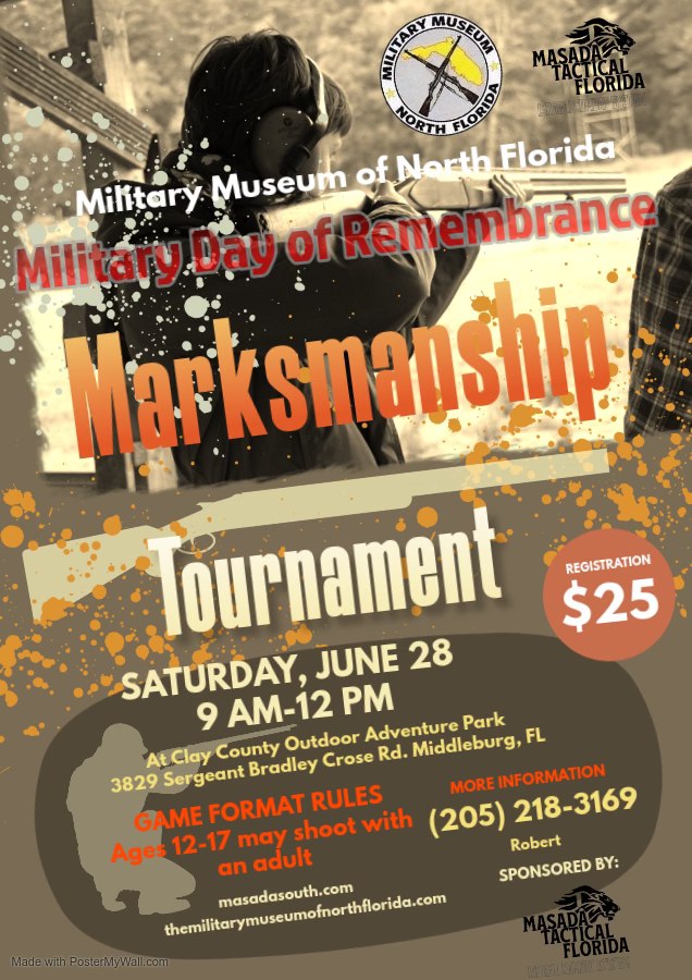 Military Day Feature Photo Event flyer with information on event.