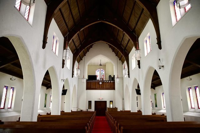 Inside st mary's episcopal church green cove springs