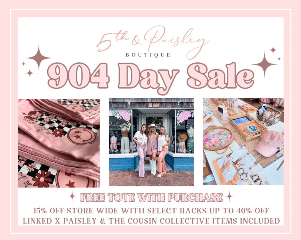 5th and Paisley 904 Day sale