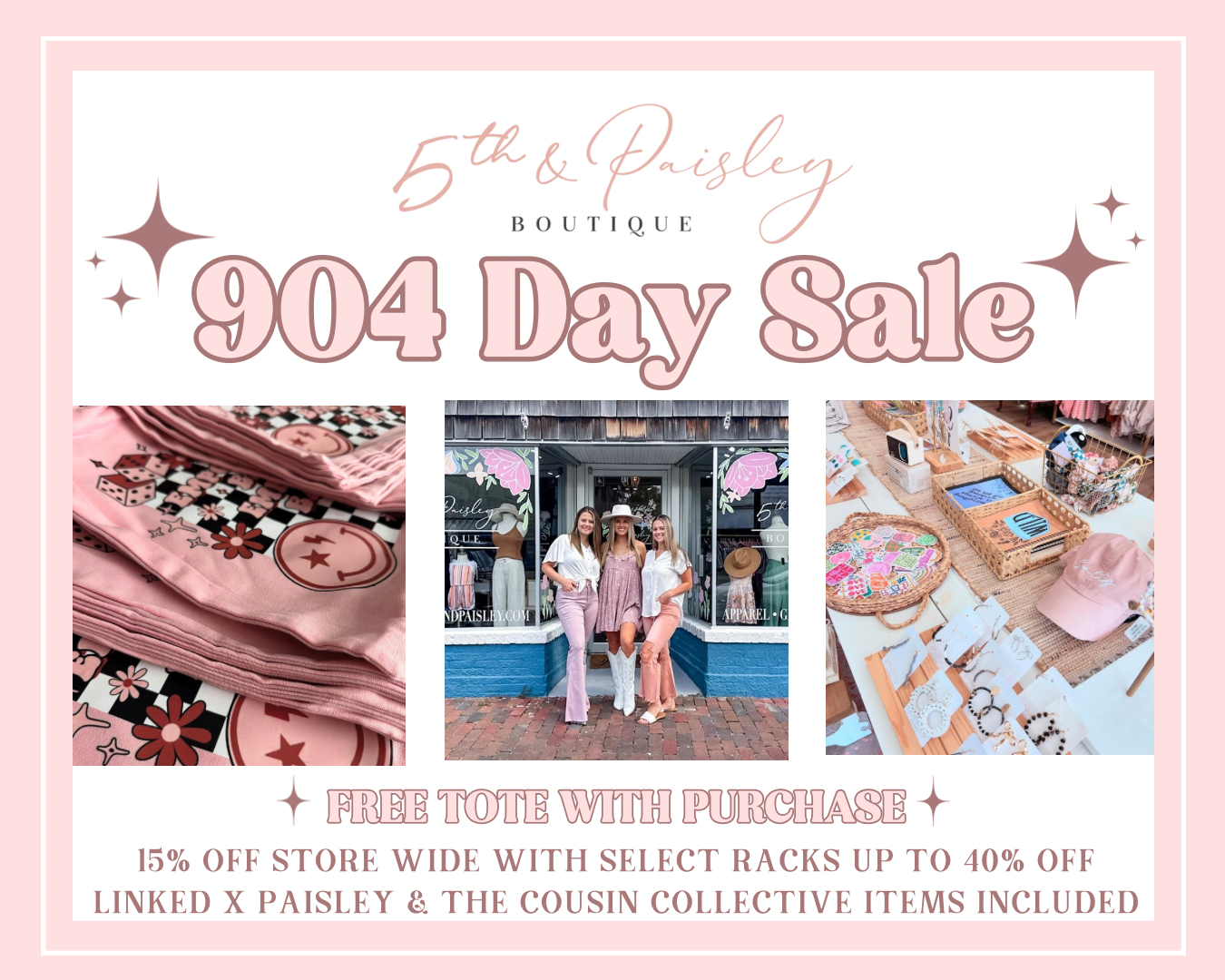 5th and Paisley 904 Day sale