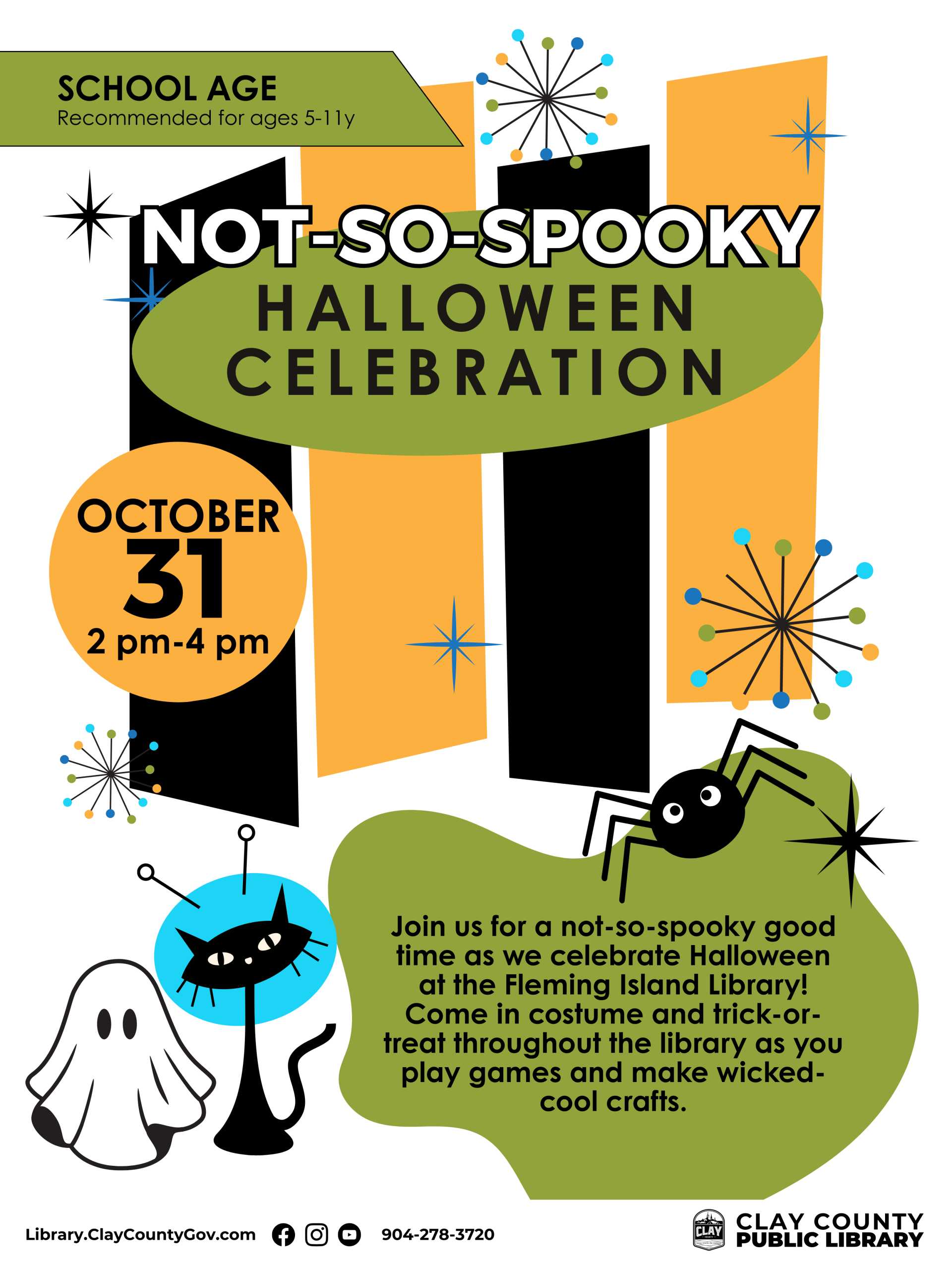 Not Spooky Feature Photo Event flyer.