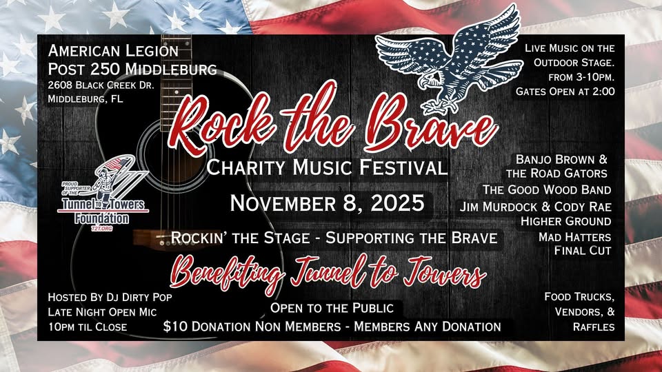 Rock the Brave Feature Photo Event flyer.